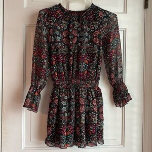 EUC Ella Moss girls printed dress. Size 10